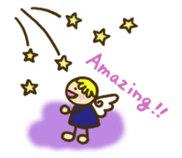 A little angel of happiness 2 sticker #7640320