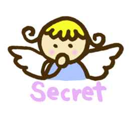 A little angel of happiness 2 sticker #7640325