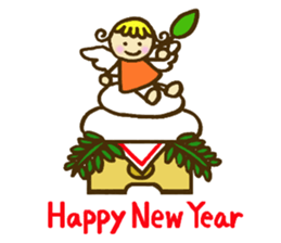 A little angel of happiness 2 sticker #7640330