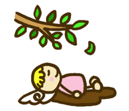 A little angel of happiness 2 sticker #7640334