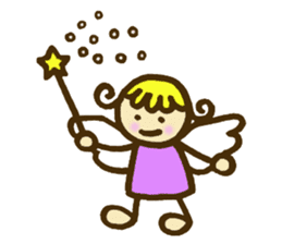 A little angel of happiness 2 sticker #7640335