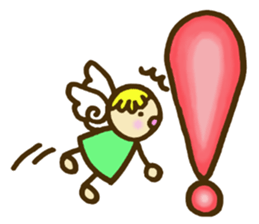 A little angel of happiness 2 sticker #7640339