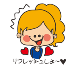 tired mother sticker #7640433