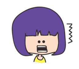 tired mother sticker #7640454