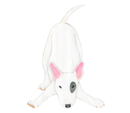 Bull Terrier Sticker (English) sticker #7641420