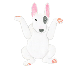 Bull Terrier Sticker (English) sticker #7641423