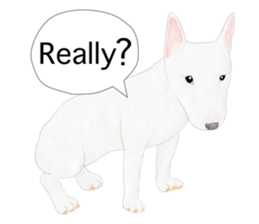 Bull Terrier Sticker (English) sticker #7641424
