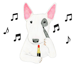 Bull Terrier Sticker (English) sticker #7641426