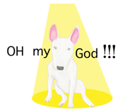 Bull Terrier Sticker (English) sticker #7641427