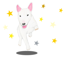 Bull Terrier Sticker (English) sticker #7641429