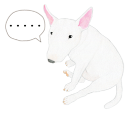 Bull Terrier Sticker (English) sticker #7641431