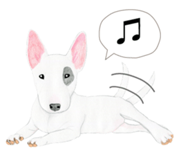Bull Terrier Sticker (English) sticker #7641434