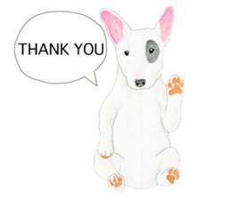 Bull Terrier Sticker (English) sticker #7641438