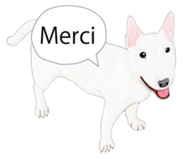 Bull Terrier Sticker (English) sticker #7641439