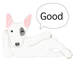 Bull Terrier Sticker (English) sticker #7641440