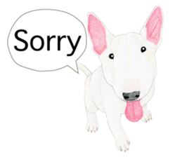 Bull Terrier Sticker (English) sticker #7641441