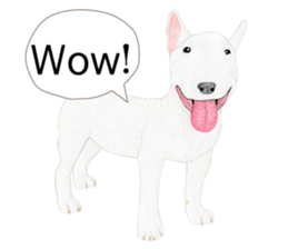 Bull Terrier Sticker (English) sticker #7641445