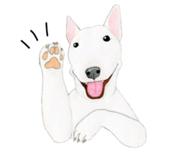 Bull Terrier Sticker (English) sticker #7641451