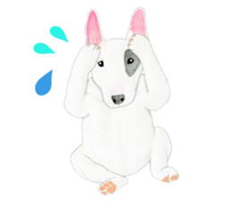 Bull Terrier Sticker (English) sticker #7641454
