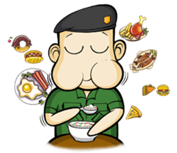 a young soldier sticker #7642042