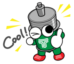 DAMPACHI & DAMPATTY English sticker #7642586