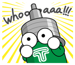 DAMPACHI & DAMPATTY English sticker #7642593