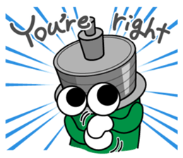 DAMPACHI & DAMPATTY English sticker #7642595