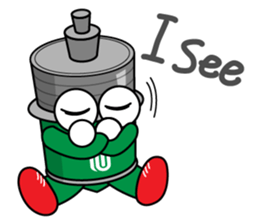 DAMPACHI & DAMPATTY English sticker #7642602