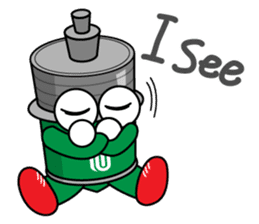 DAMPACHI & DAMPATTY English sticker #7642602