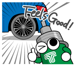 DAMPACHI & DAMPATTY English sticker #7642611