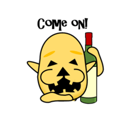 I am a Dog 2 Happy Halloween sticker #7642678