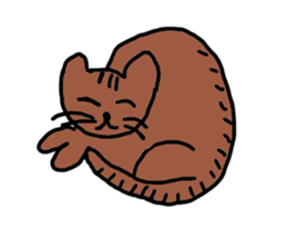 Bad Cat of physiognomy sticker #7642982