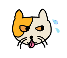 Bad Cat of physiognomy sticker #7642983