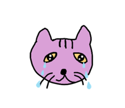 Bad Cat of physiognomy sticker #7642988