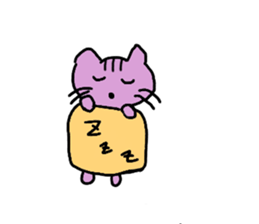 Bad Cat of physiognomy sticker #7642991