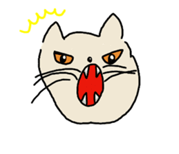 Bad Cat of physiognomy sticker #7642993