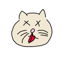 Bad Cat of physiognomy sticker #7642994