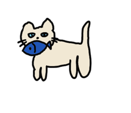 Bad Cat of physiognomy sticker #7642999