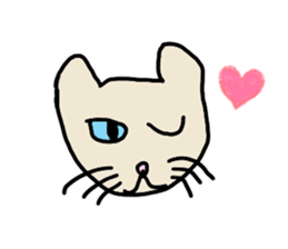 Bad Cat of physiognomy sticker #7643000