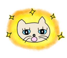 Bad Cat of physiognomy sticker #7643001