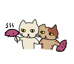 Bad Cat of physiognomy sticker #7643005