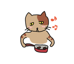 Bad Cat of physiognomy sticker #7643007