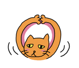 Bad Cat of physiognomy sticker #7643011