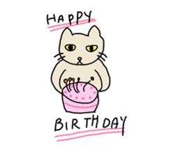 Bad Cat of physiognomy sticker #7643014