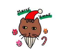 Bad Cat of physiognomy sticker #7643016