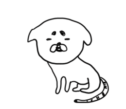 Back-channel feedback cat sticker #7643218