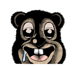 Bear and T-shirt part1 sticker #7643274