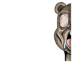 Bear and T-shirt part1 sticker #7643281