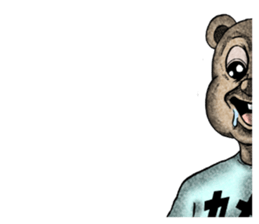 Bear and T-shirt part1 sticker #7643285
