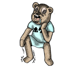 Bear and T-shirt part1 sticker #7643287